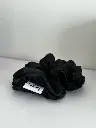 Midnight Black Silk Scrunchie