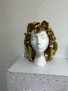 Sunlit Beige Silk Bonnet