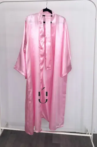 Heavenly Pink Silk Robe